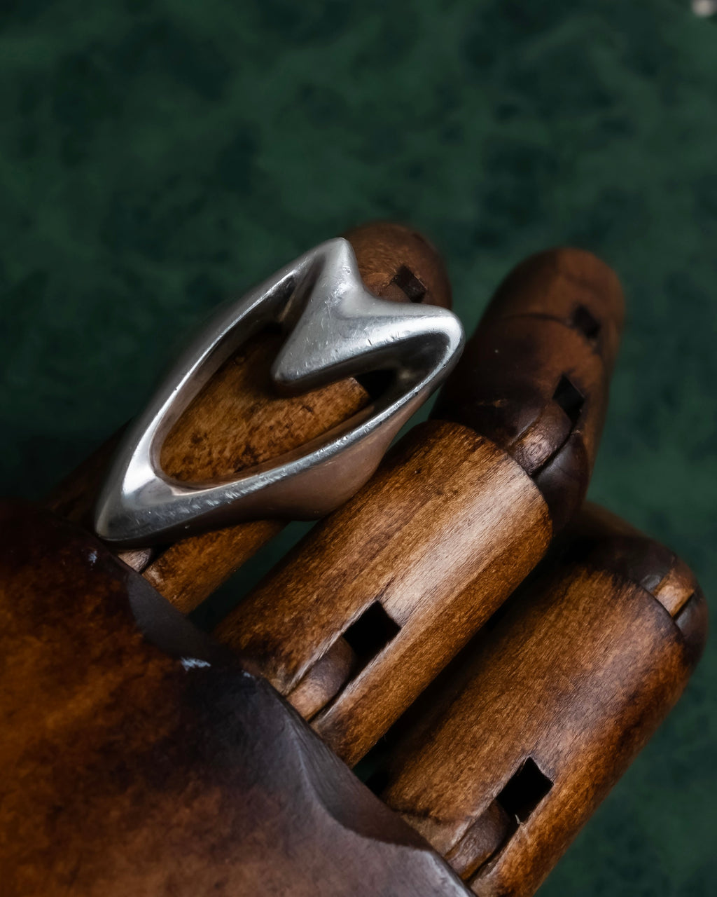 "GEORG JENSEN" Silver 925 Koppel heart ring