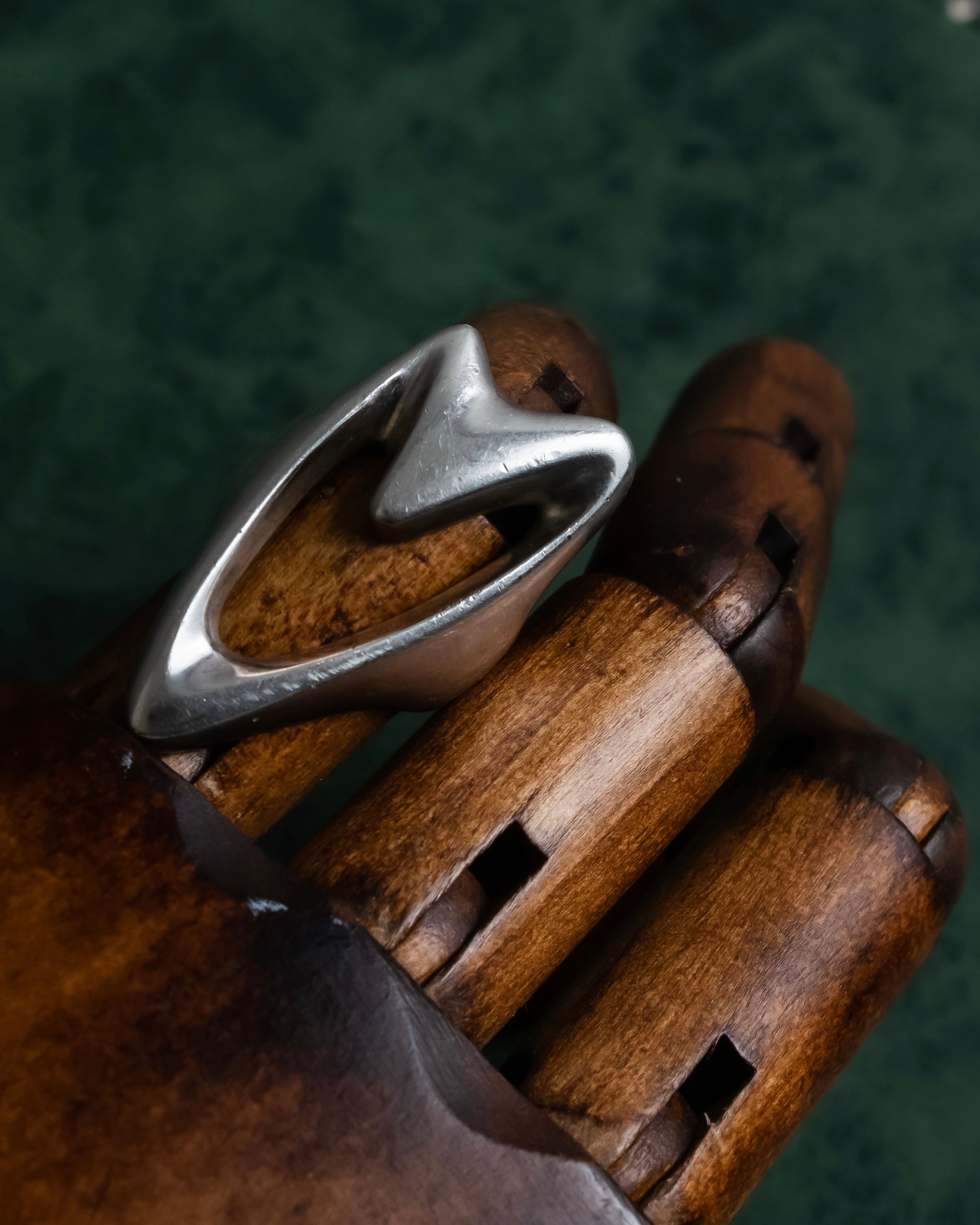 "GEORG JENSEN" Silver 925 Koppel heart ring