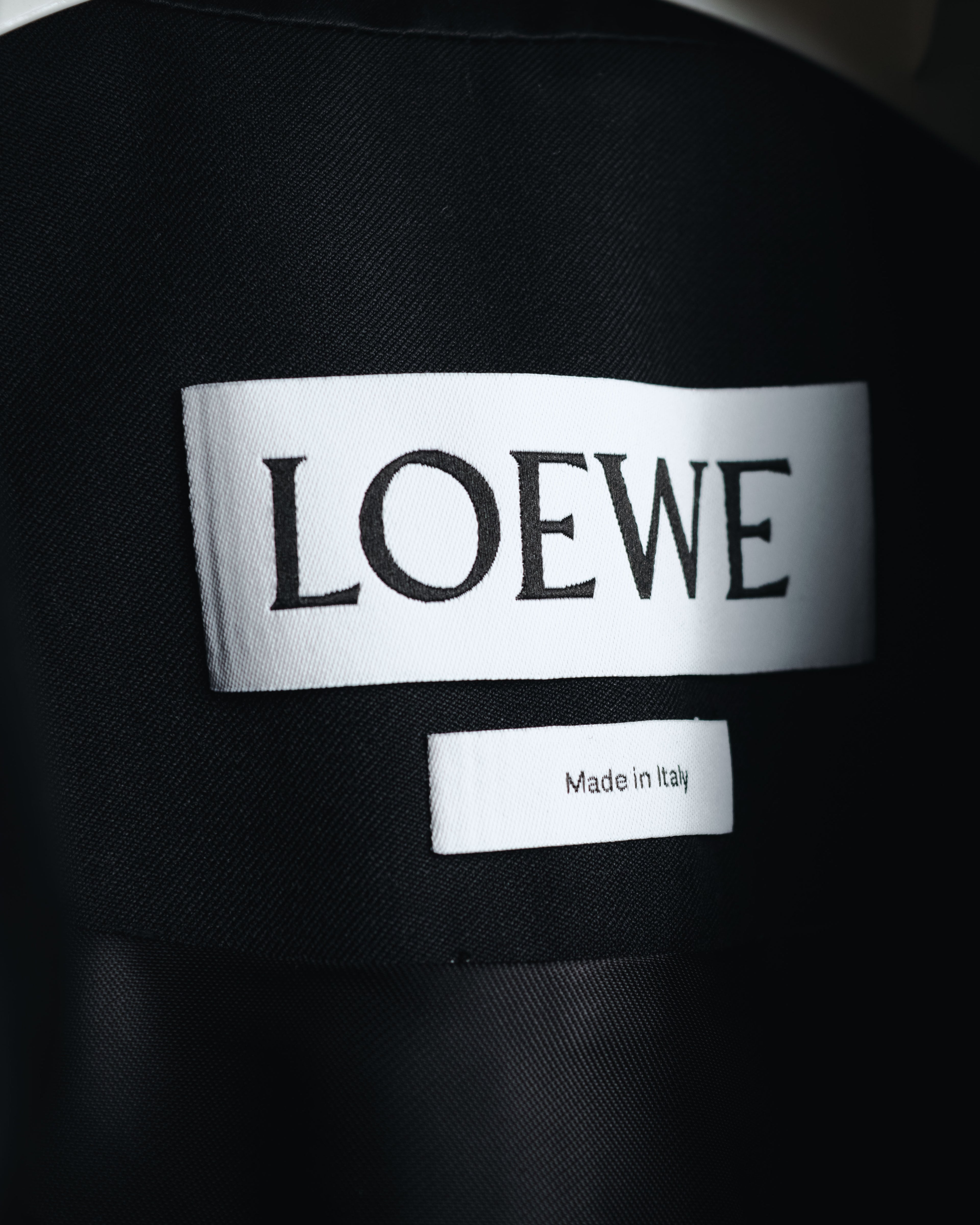 –SPECIAL– "LOEWE"2010’s-20’s wrap-front shawl collar tuxedo jacket