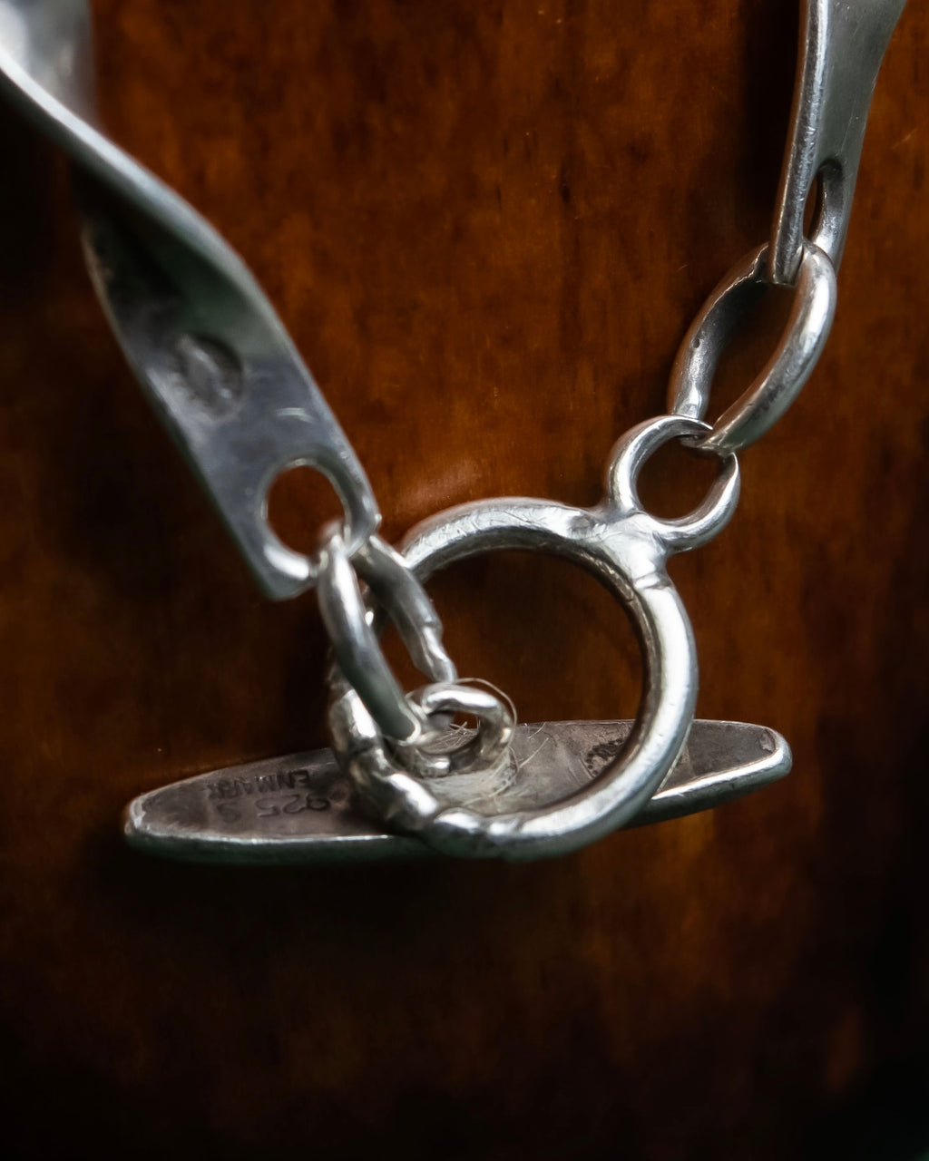 "GEORG JENSEN" Twisted design silver 925 bracelet