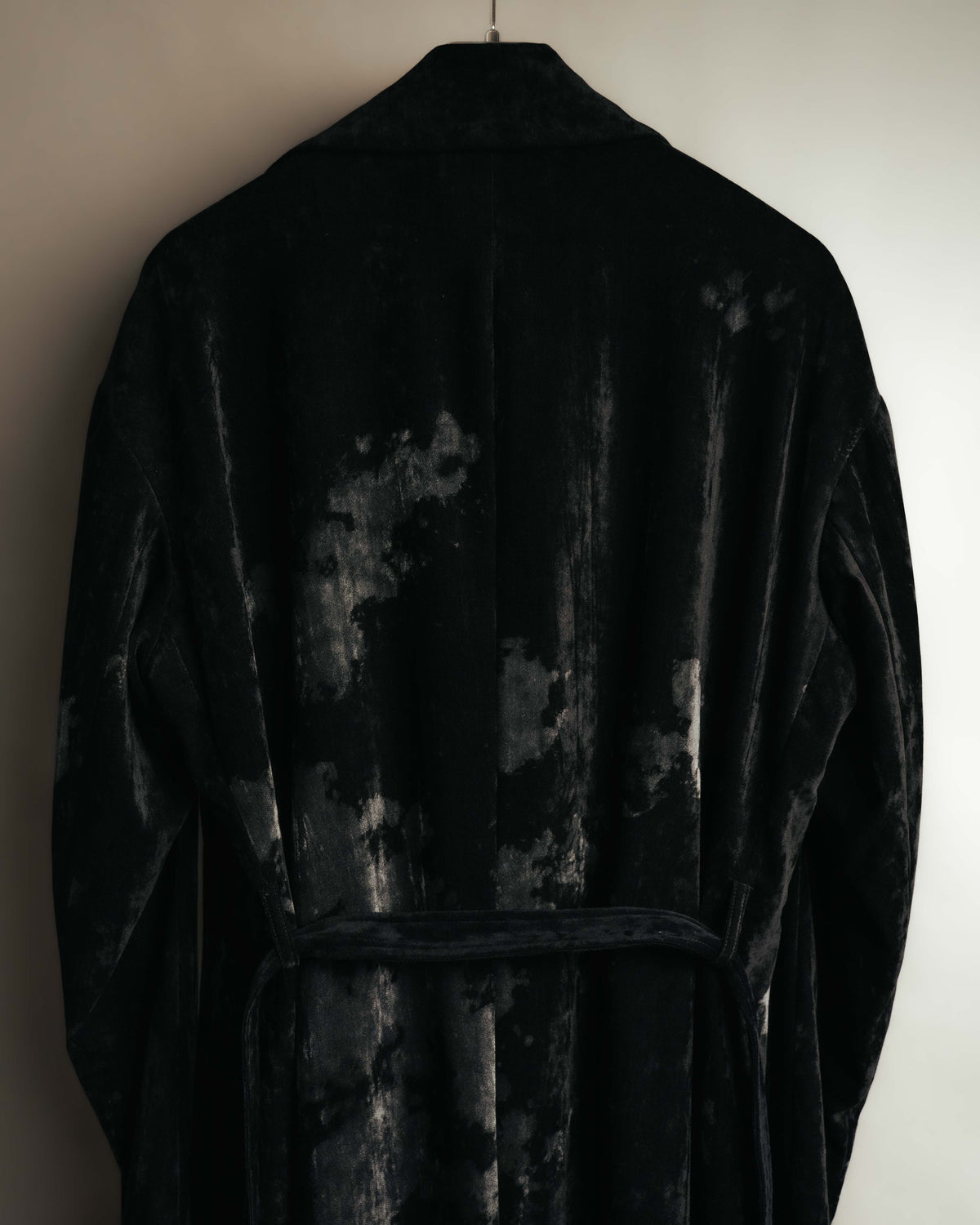-SPECIAL- "Y’s" 2025's Discharge printed velvet long coat
