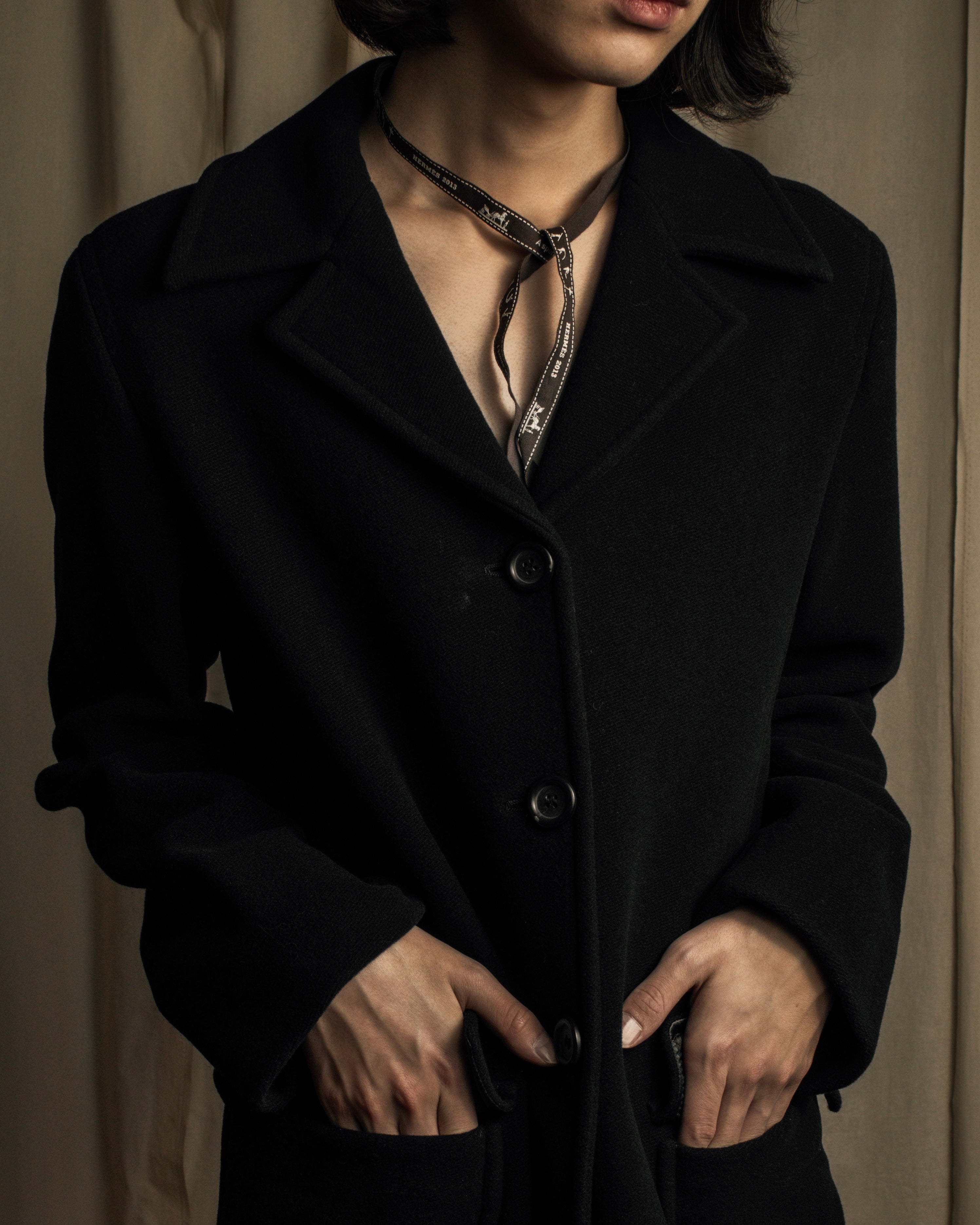 "MAX&Co." Straight fitting super maxi-length chester coat