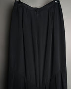 “Christian Dior” 80’s-90’s Silk draped long skirt