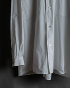 "JEAN PAUL GAULTIER" Cotton poplin stand-collar white shirt