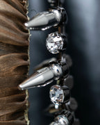 "N21 NUMERO VENTUNO" Studded diamond combination necklace