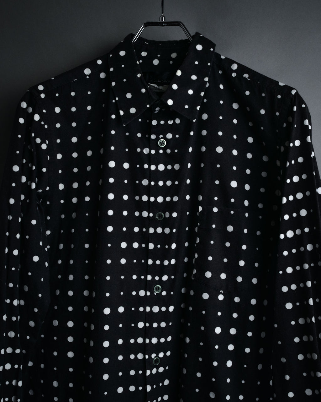 “COMME des GARÇONS” 2010SS Graphic polka dot cotton shirt
