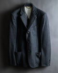 "MIHARA YASUHIRO" Hidden zip detail tailored jacket
