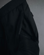 "Dior Homme" Chris Van Assche design satin lapel tuxedo set up