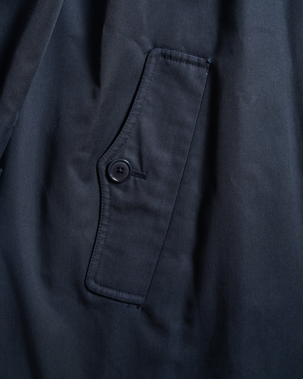 Chloe/ Beautiful A-Line Silhouette Trench Coat Navy