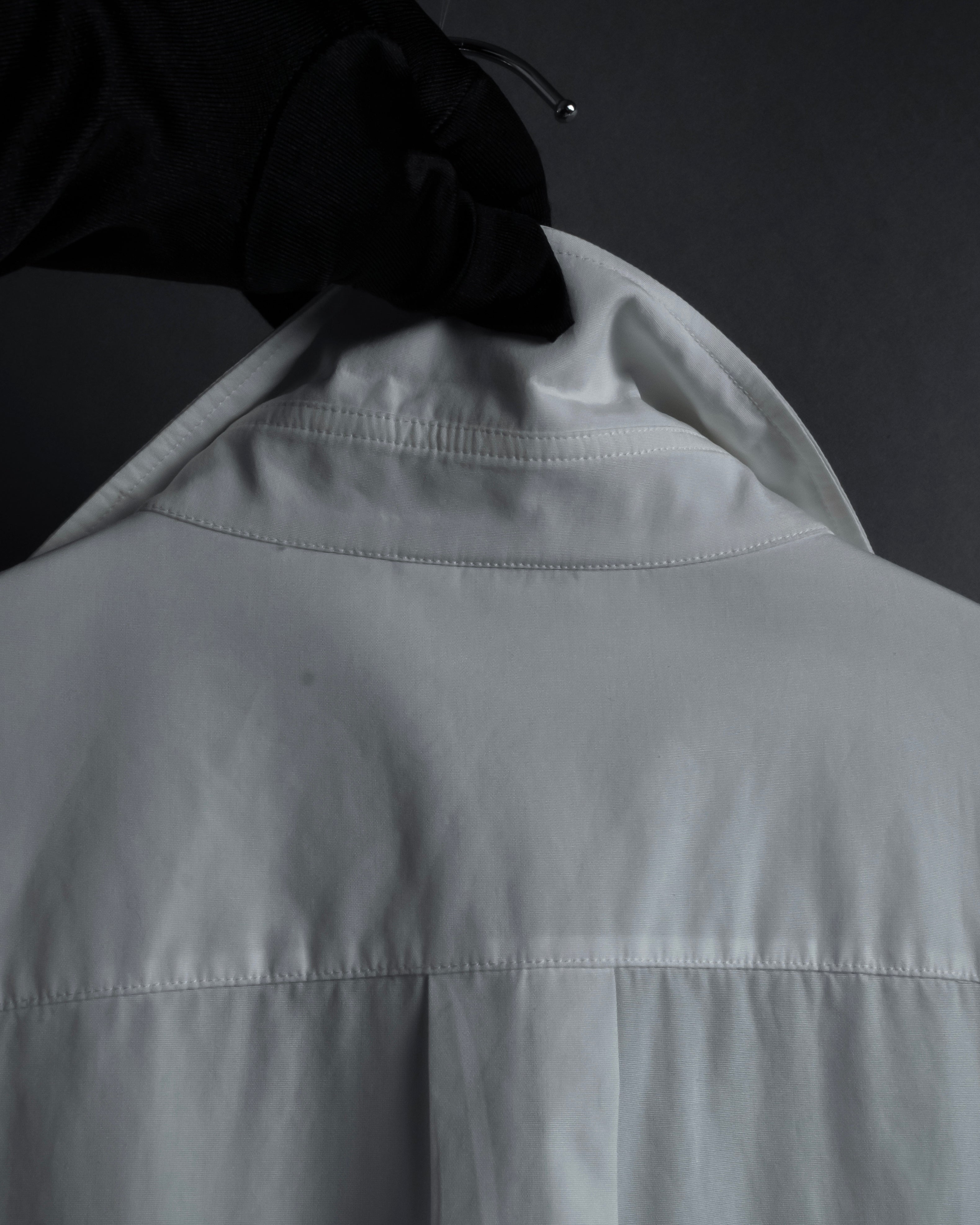 "CHANEL" 96's Spring collection tuck pleats shirt