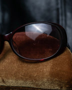 "Miu Miu" reddish brown sporty sunglasses