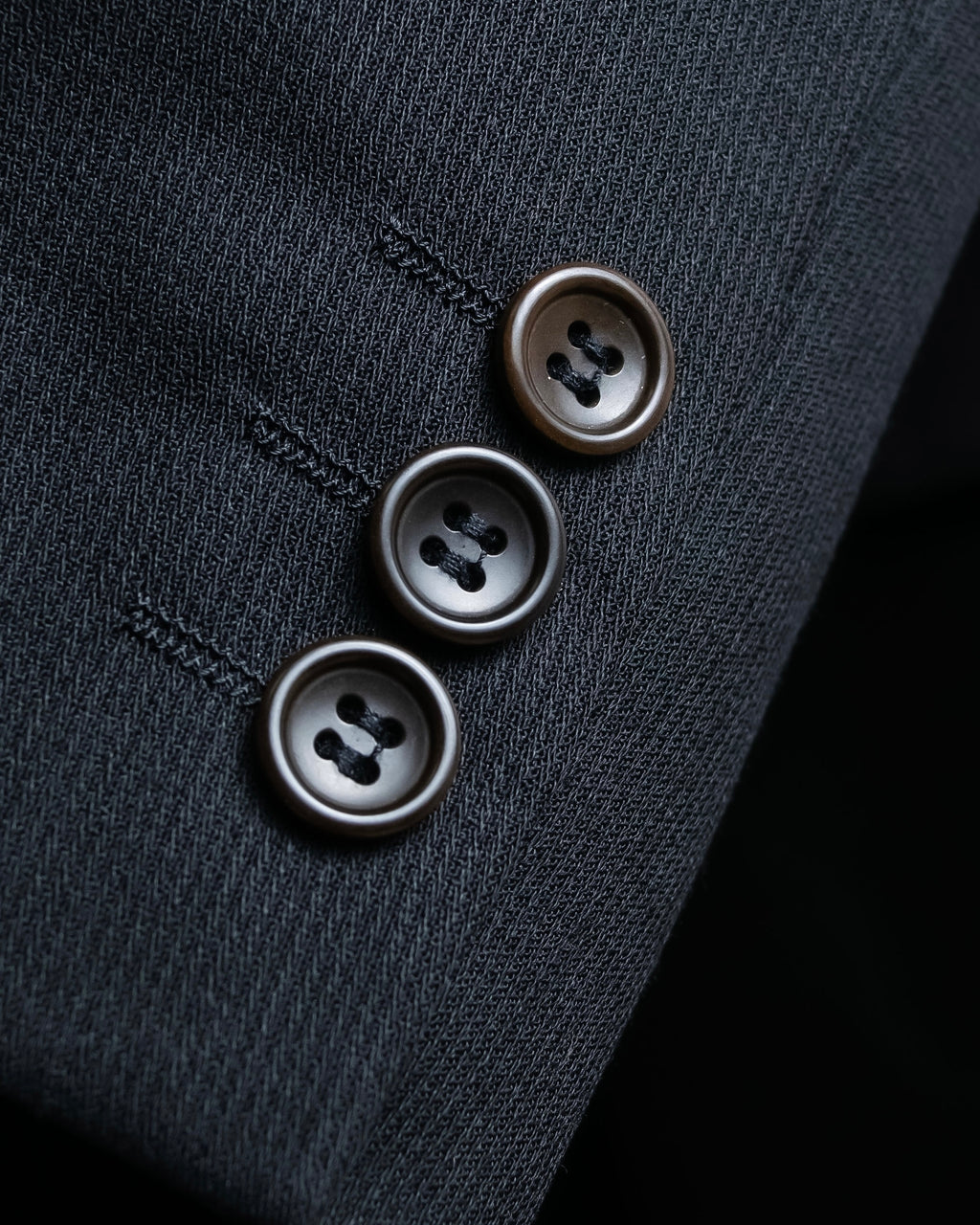 "KENZO" Classic detail black tailored jacket