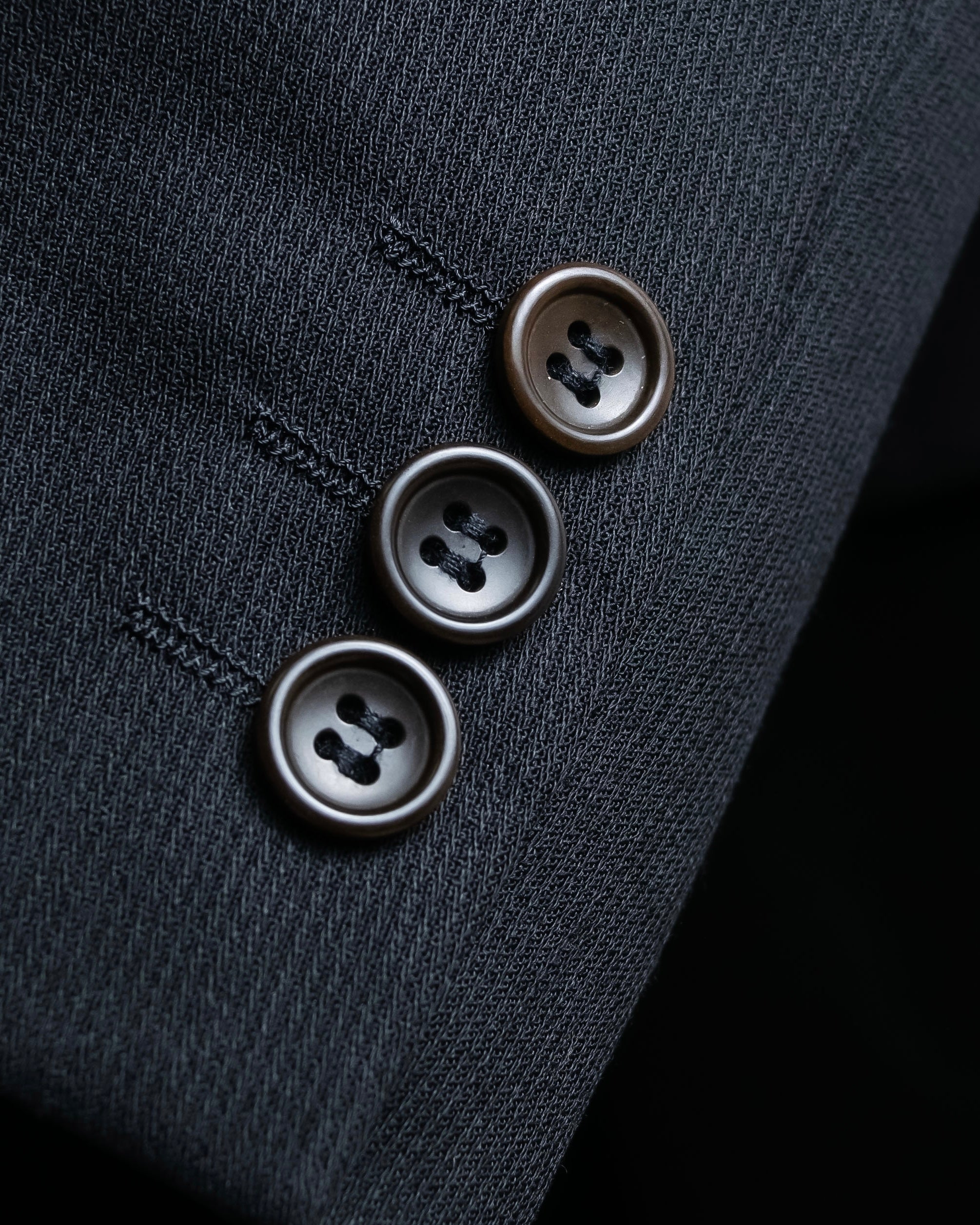 "KENZO" Classic detail black tailored jacket