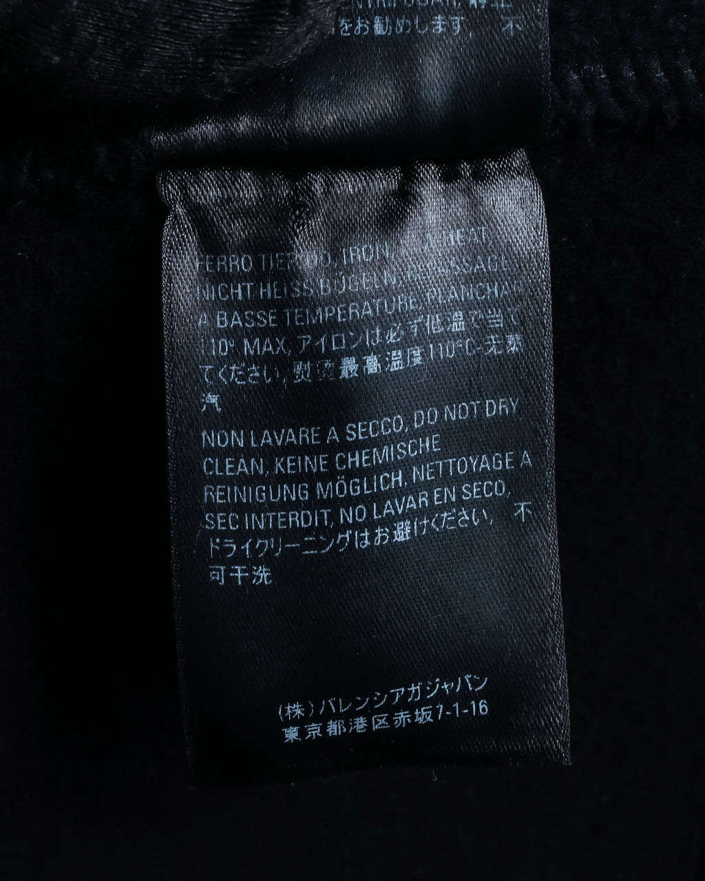 "BALENCIAGA" Oversized poncho flare silhouette hoodie