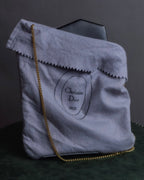 "Christian Dior" Layered flap oblique shoulder bag