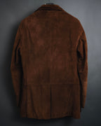–SPECIAL– "Salvatore Ferragamo" 00’s reversible shearling sheep skin jacket