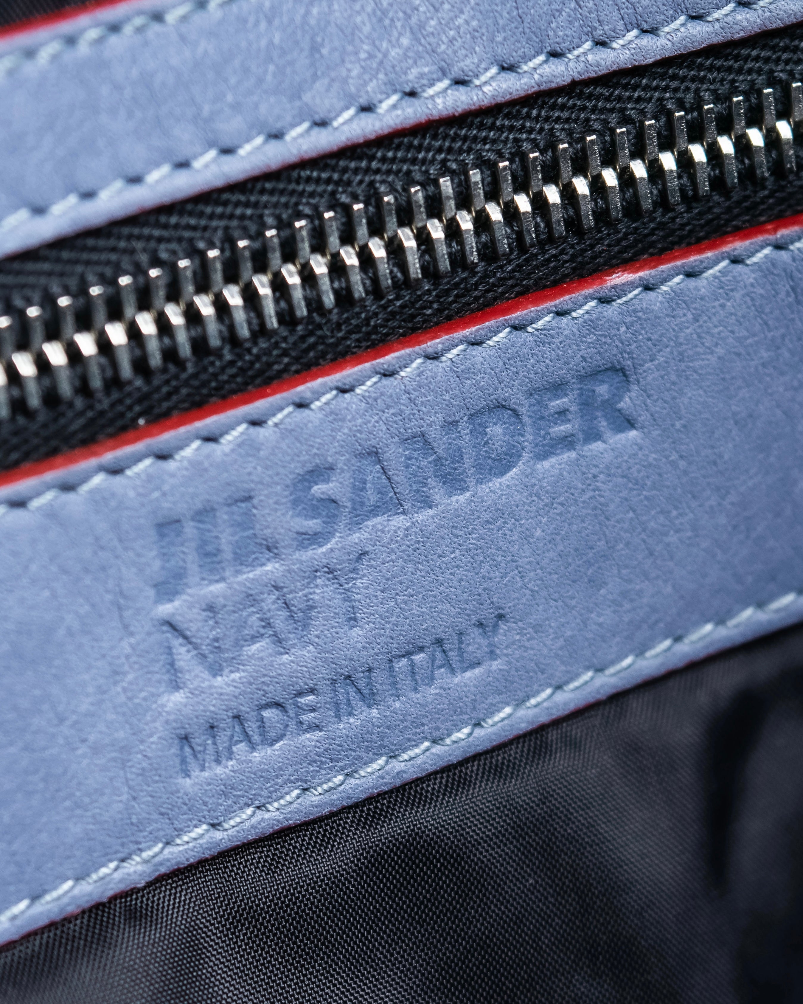 "JIL SANDER navy" bicolor 2way tote bag