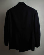 "Y's" 94AW sharp lapel cut design double-breasted jacket