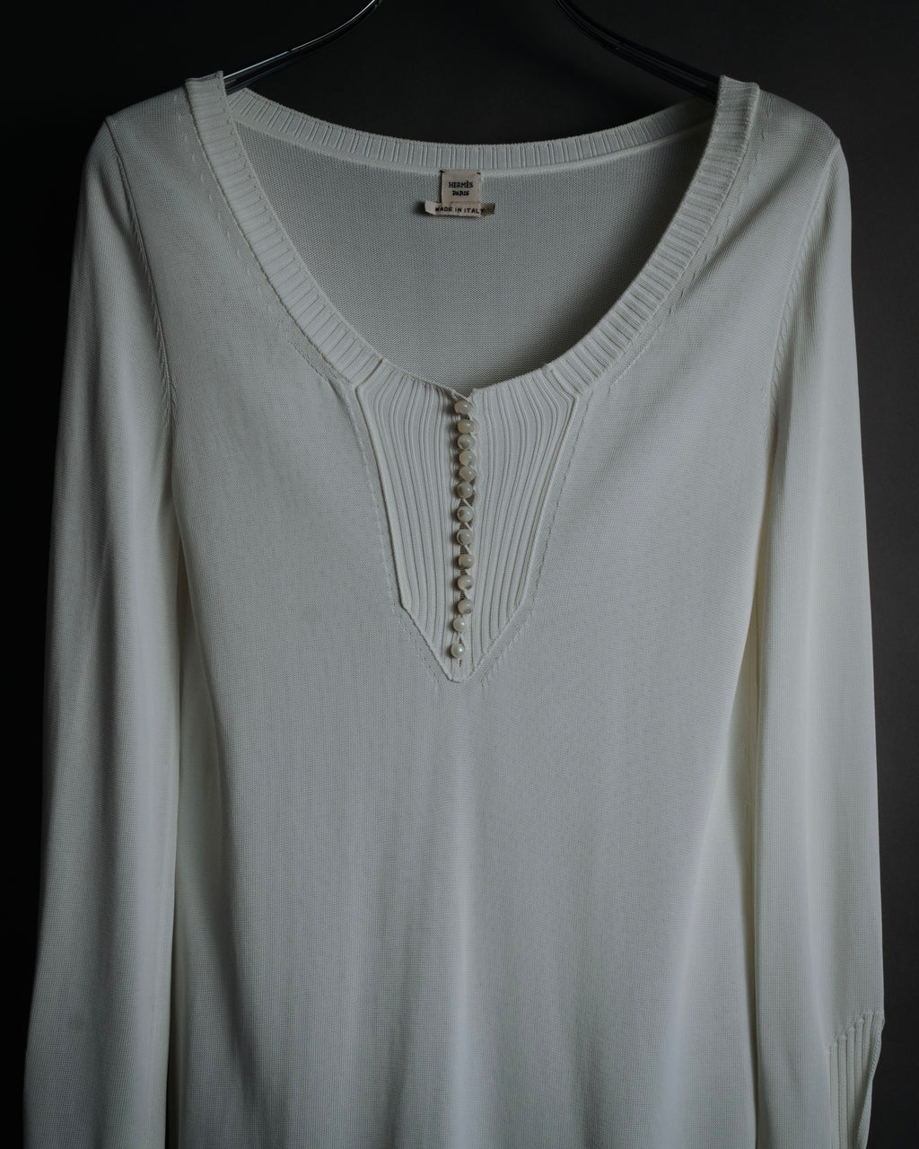 "HERMES" 06’s-10’s Viscose knit dress tunic