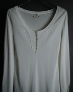 "HERMES" 06’s-10’s Viscose knit dress tunic