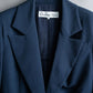 "Christian Dior" Asymmetrical gathered design tailored jacket