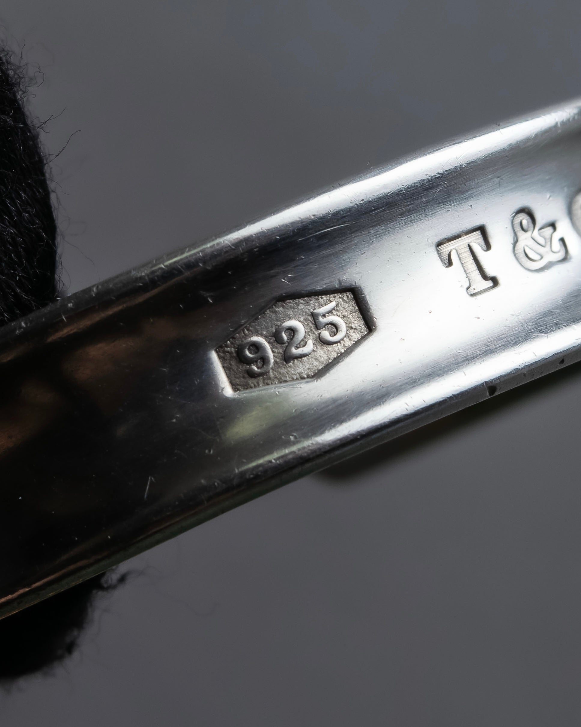 "Tiffany&Co" 1837 collection sterling silver cuff bangle