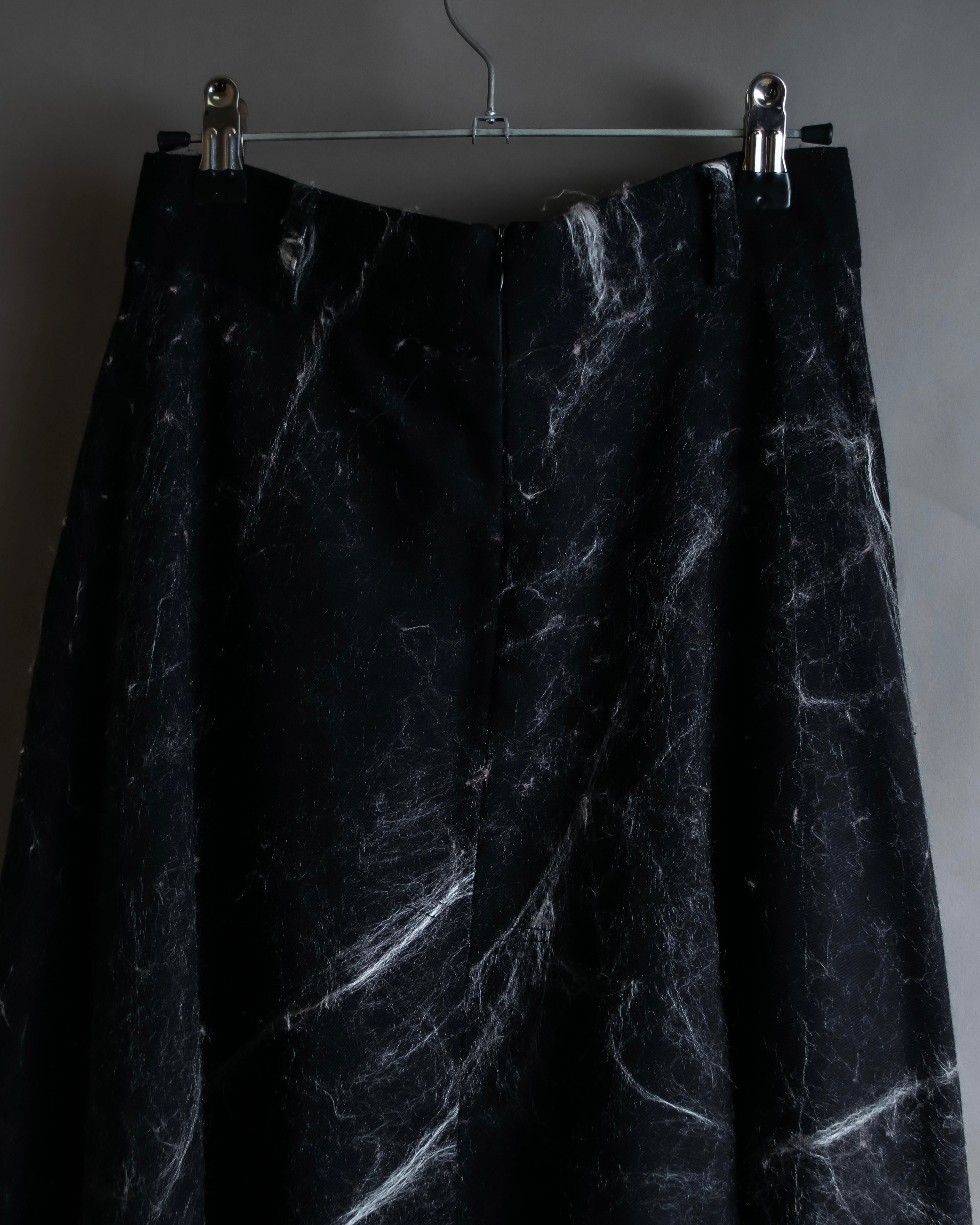 "Alviero Martini" Brushed marble pattern flared skirt