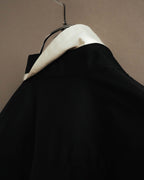 “Alexander McQueen” 10’s Layered double-collar contrast trim shirt