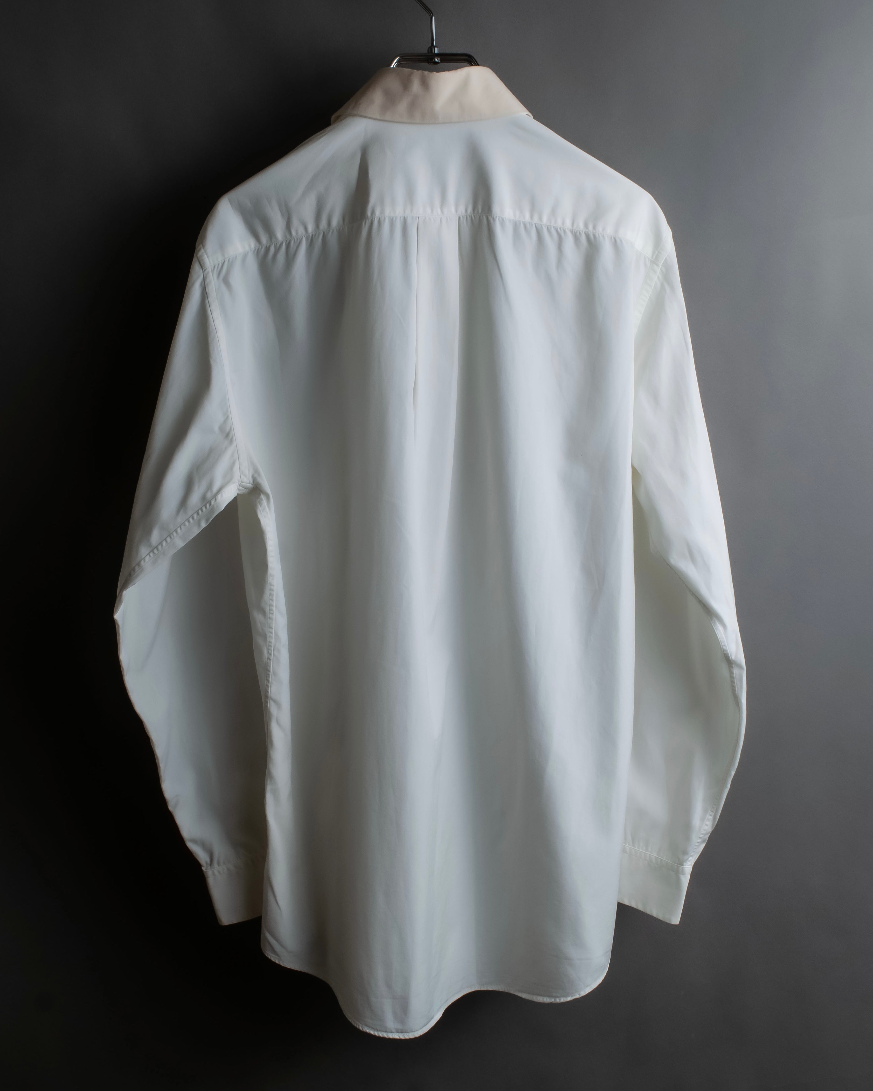 "HERMES" Margiela period collar change shirt
