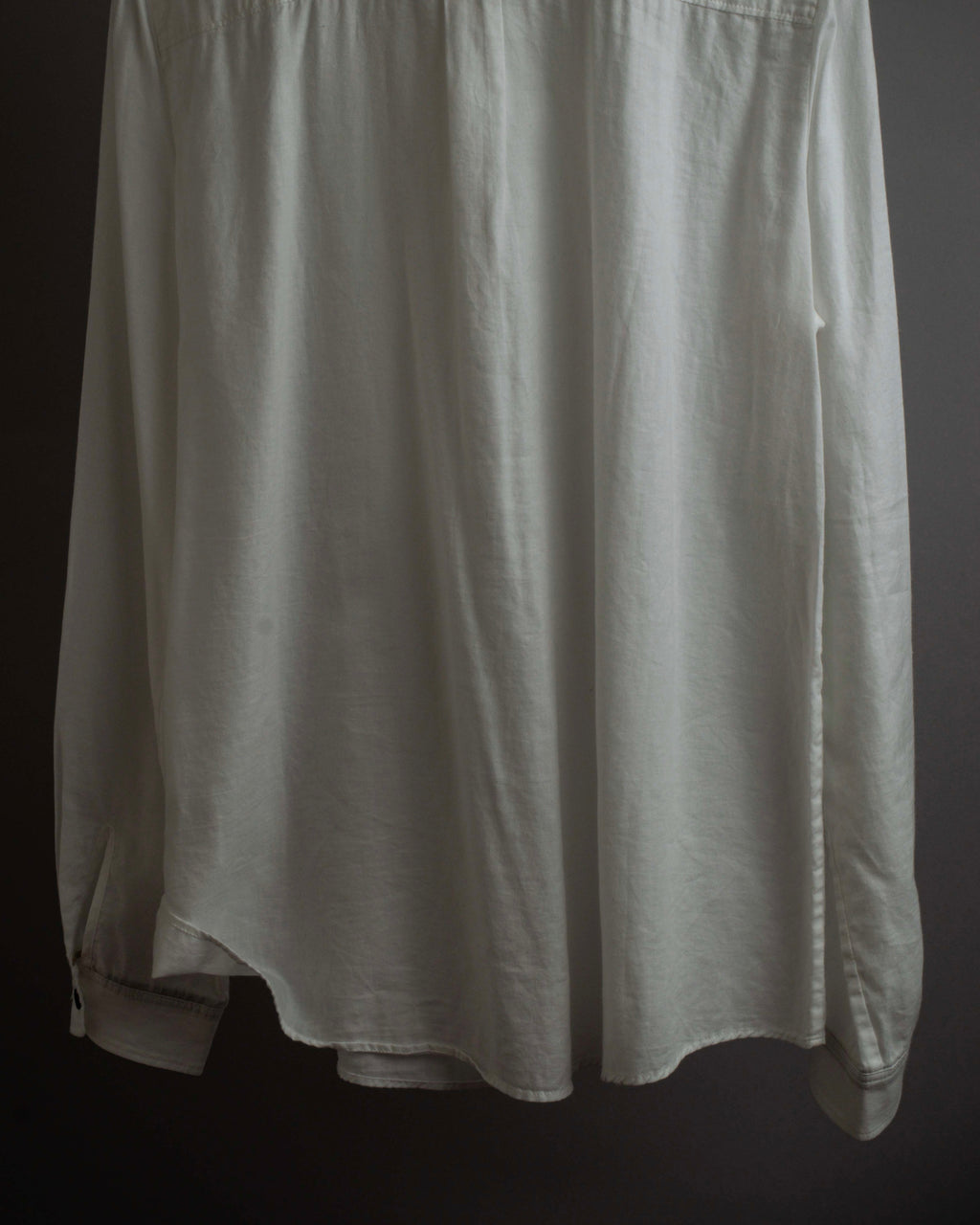 "BURBERRY" Frill design collarless blouse