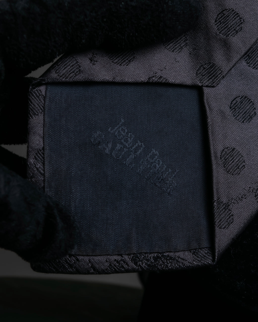 "JEAN PAUL GAULTIER HOMME" Geometric polka dot silk tie