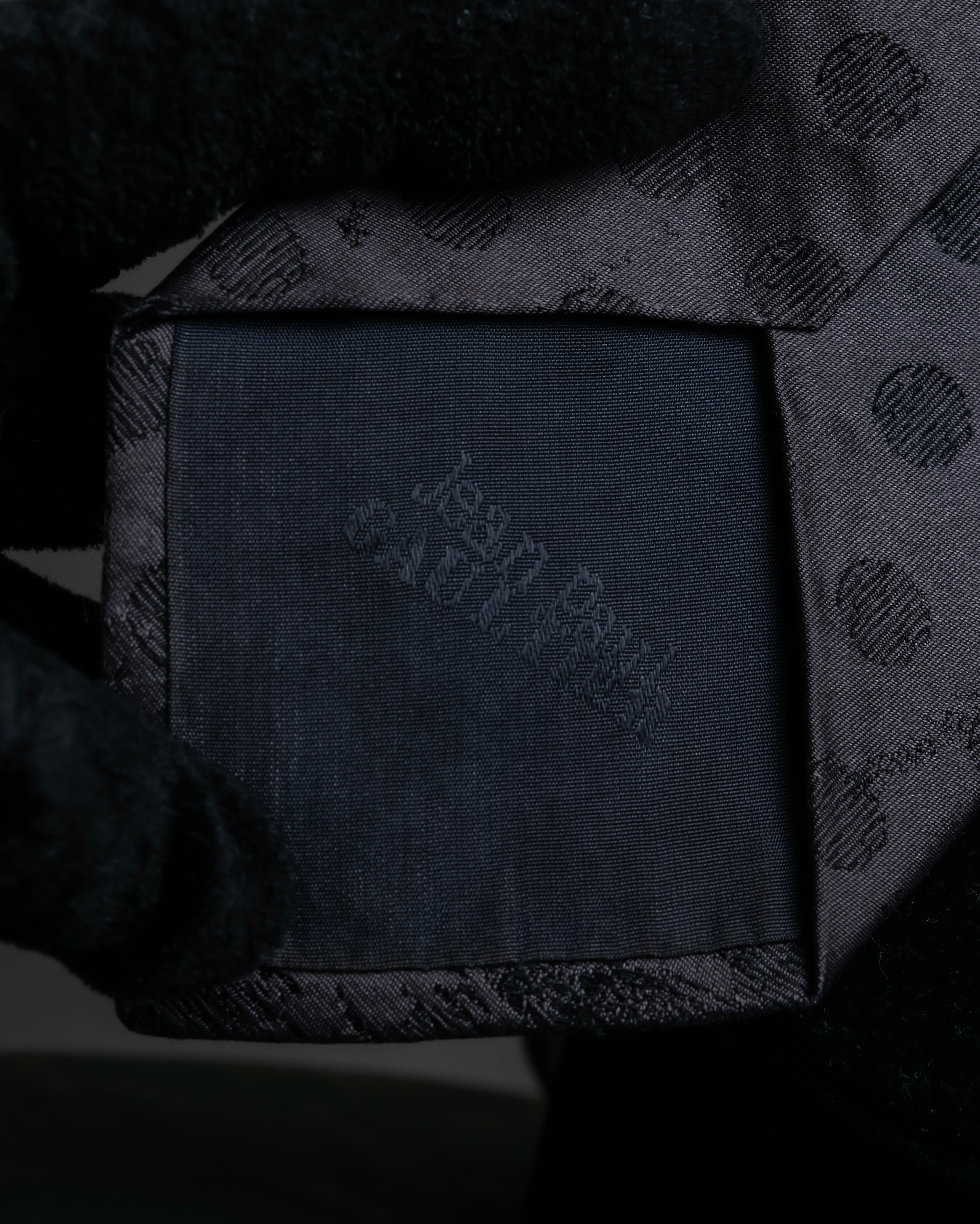 "JEAN PAUL GAULTIER HOMME" Geometric polka dot silk tie