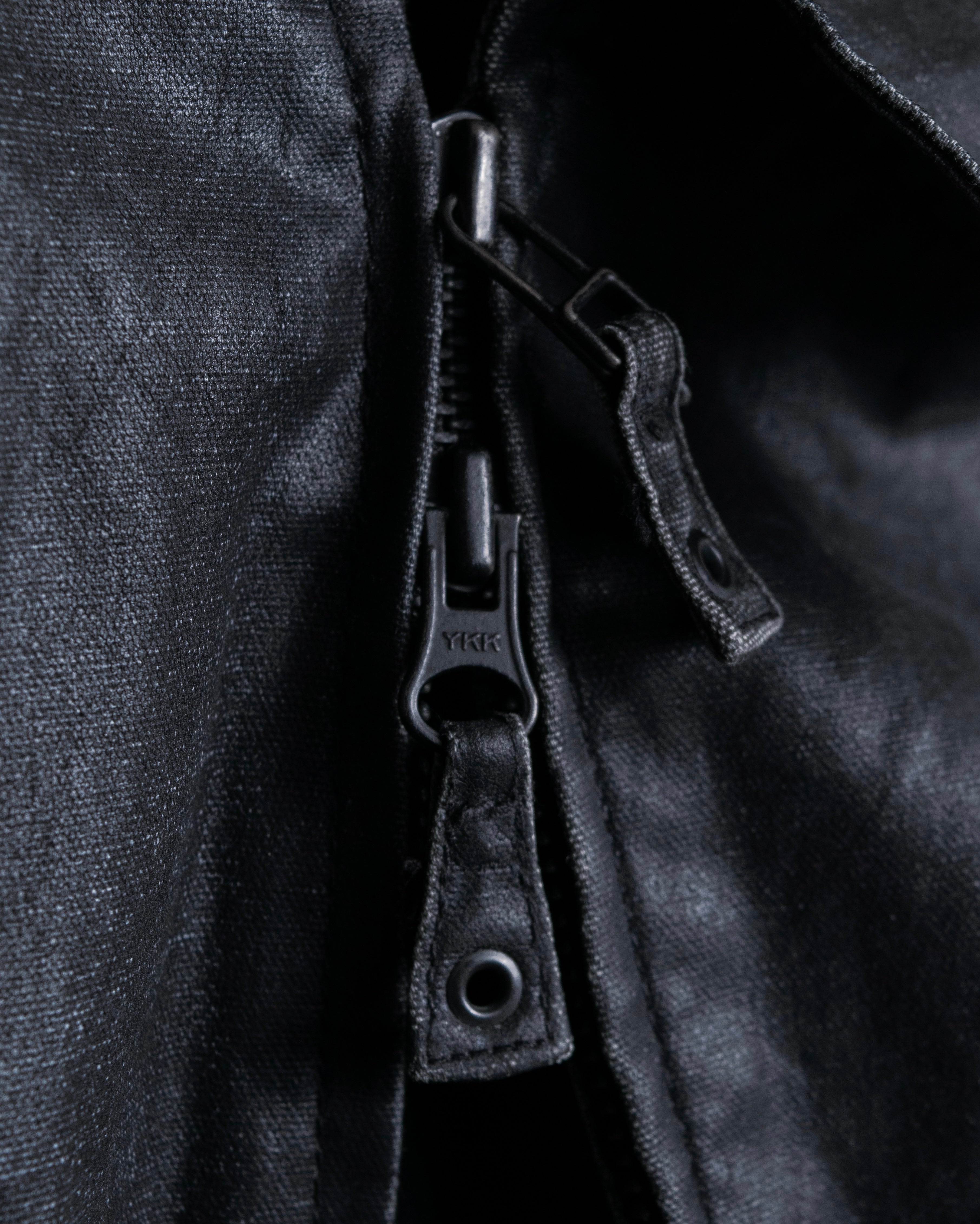 "JEAN PAUL GAULTIER" Firm finish double-zip belted mid-length coat