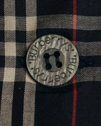 “Burberrys” 1998-1999 house check cotton pajama set