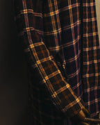 “sacai” 2010's Tartan wool cashmere padded hybrid coat