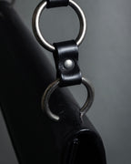 -SPECIAL- "YVES SAINT LAURENT"
00's Tom Ford period stacked ring design horizontal leather bag