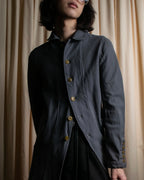 "COMME des GARCONS COMME des GARCONS" Stitchwork placket cut line coat