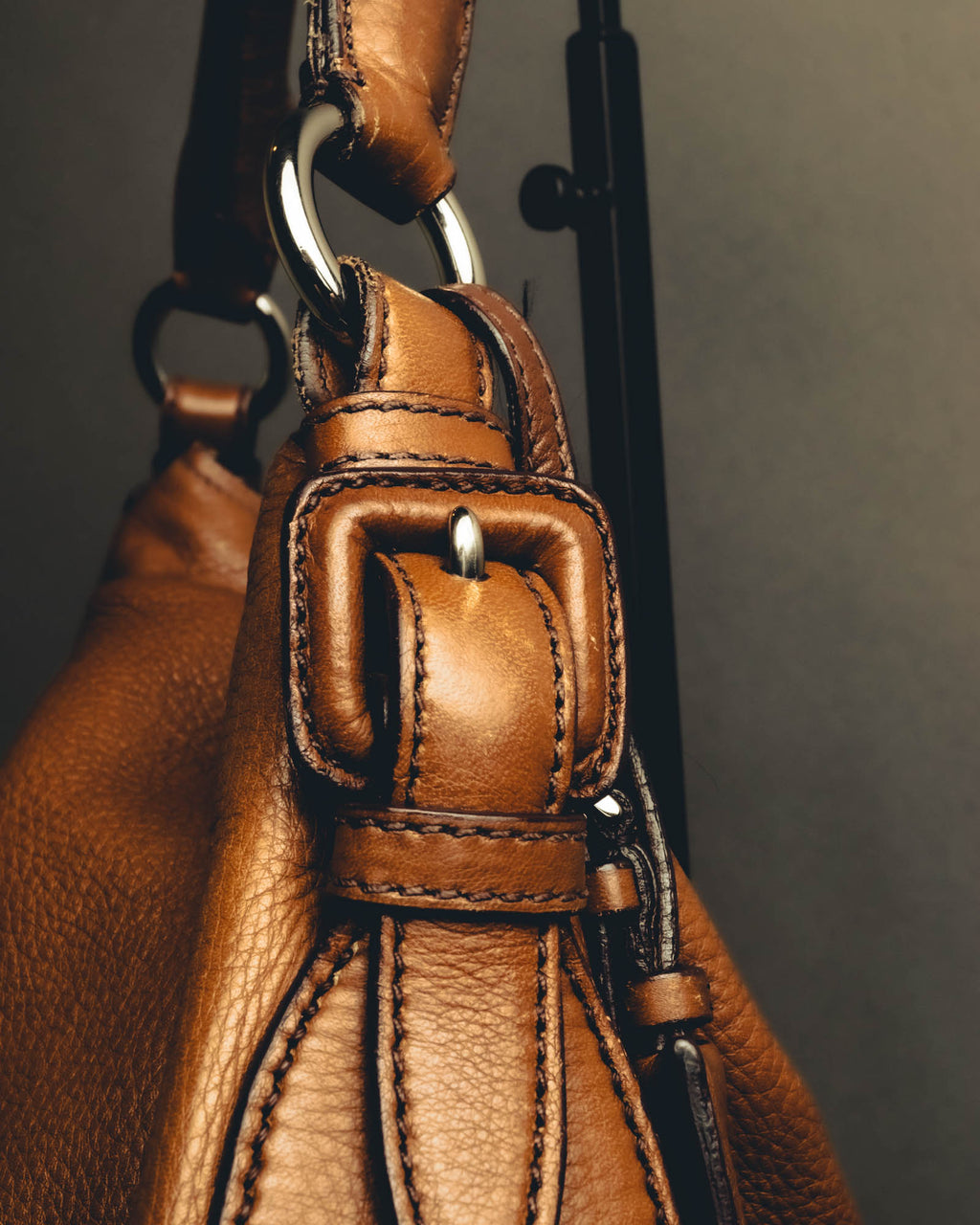 "JIL SANDER" Soft grained leather shoulder bag