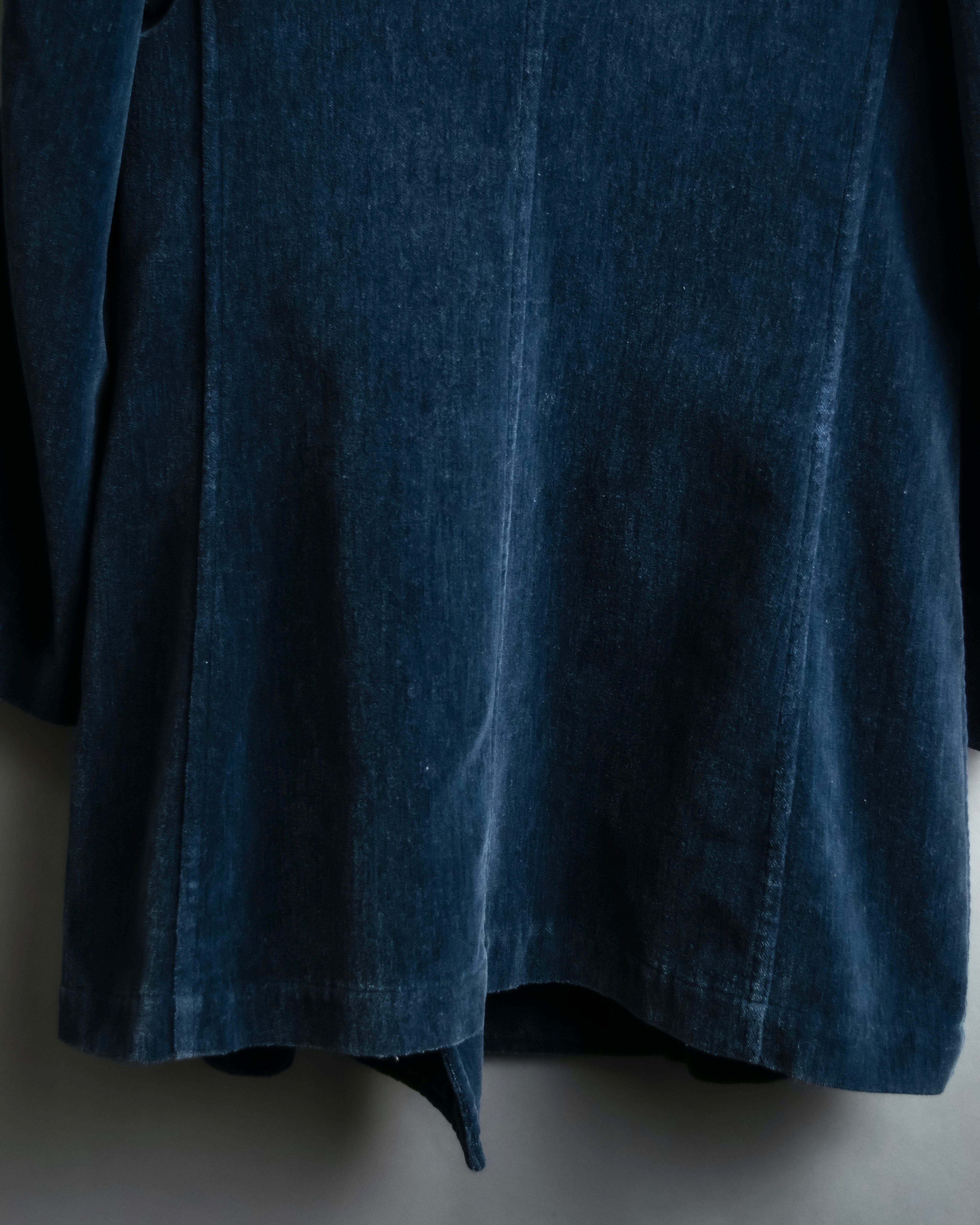 "Comme des garçons robe de chambre" Beautiful velour double half coat