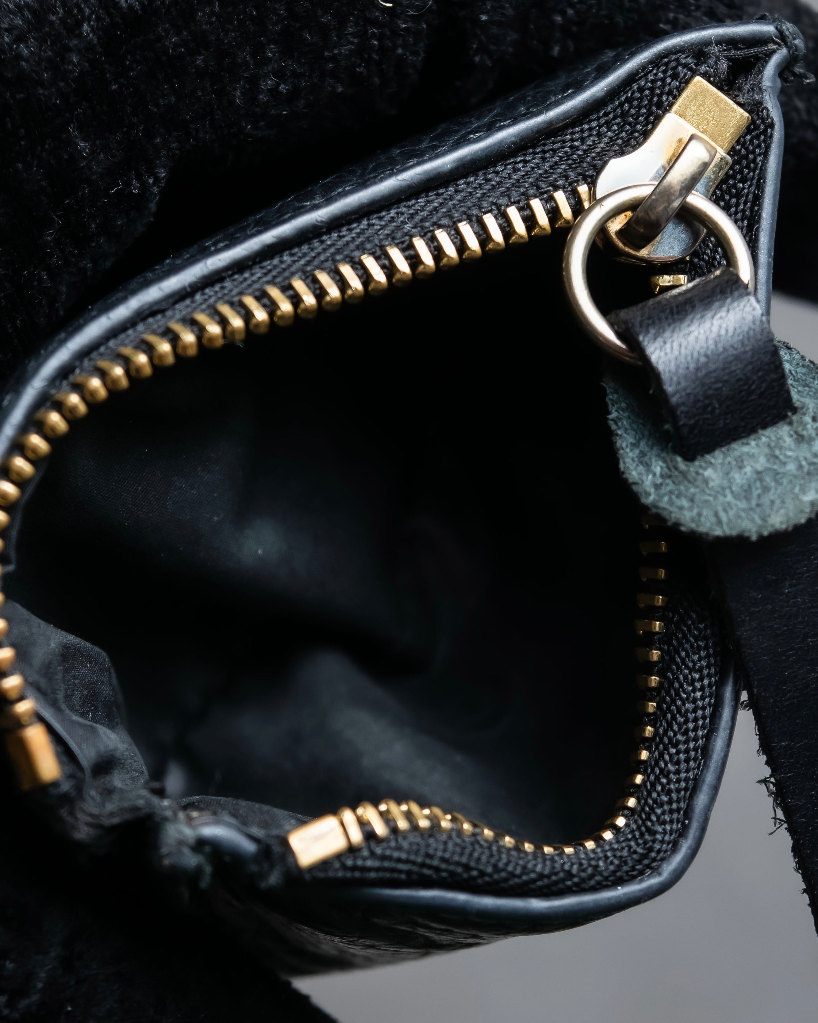 "MAISON MARGIELA" Grained leather envelope compact wallet