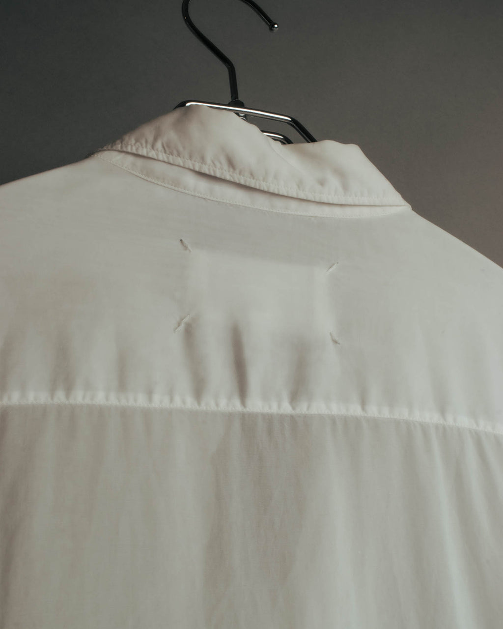 “Maison Margiela” 2018’s-20’s Cupro sheer white shirt
