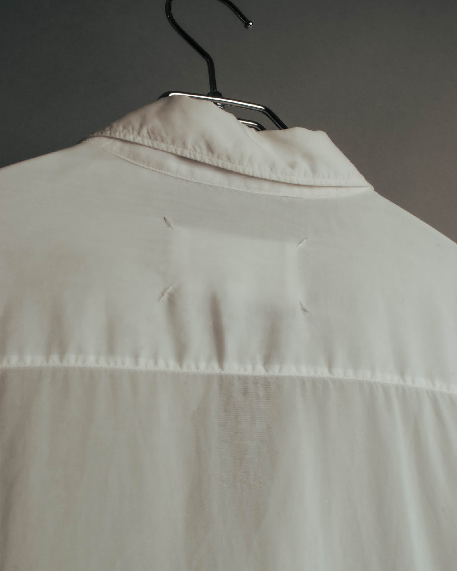 “Maison Margiela” 2018’s-20’s Cupro sheer white shirt
