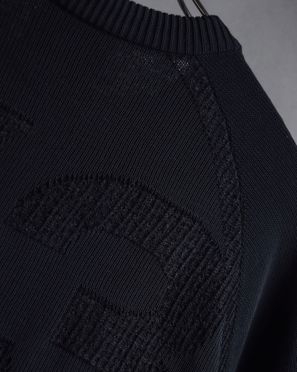 "Y-3" Logo engraved knit pullover