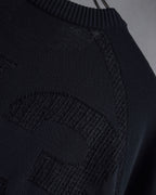 "Y-3" Logo engraved knit pullover