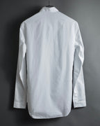 "DIOR HOMME" 00's Edith Slimane design sophisticated white shirt