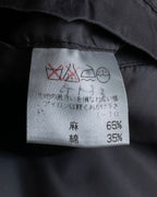 "ISSEY MIYAKE MEN" Random stripe pattern V-neck vest