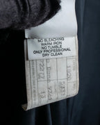 "GIORGIO ARMANI" Stand collar velour long coat