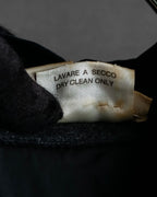 "GUCCI" 70's velvet collar design long coat