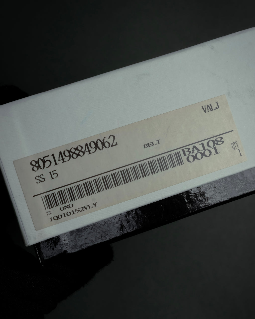 "RED VALENTINO" Bow motif Rosso color leather narrow belt