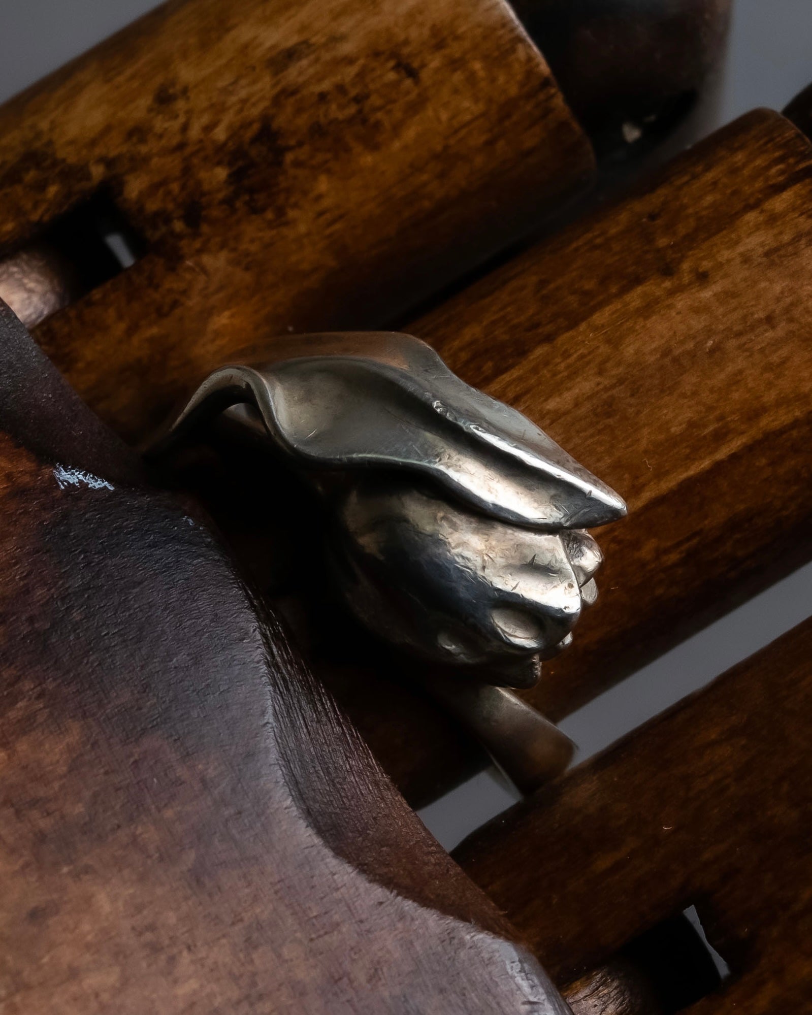 "Tiffany&Co" Sterling silver tulip ring